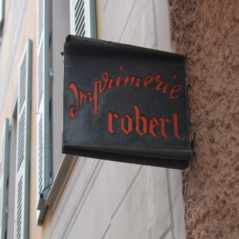 imprimerie Robert Vieux Nice